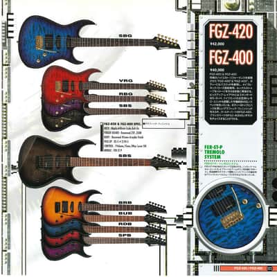 Fernandes FGZ-420 1997-2000 SBG | Reverb