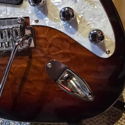 Dean Zelinsky ATW TAGLIARE STRATOCASTER 2023 - QUILTED WALNUT BURST image 5
