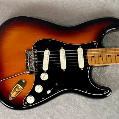 Fender Partscaster Strat Plus + Sunburst Finish with case image 1
