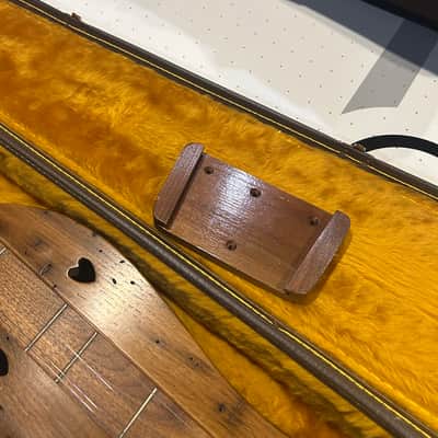 Robert Mize Dulcimer, walnut with wormy chestnut soundboard image 8