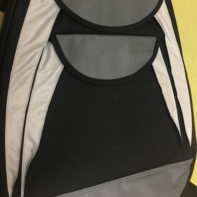 086-8020-003 Tribal Planet GsX2EA Black & Grey Electric Guitar Gig Bag w/ Backpack Straps & Pockets image 3