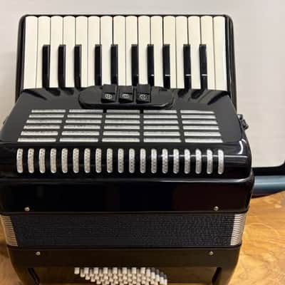 Unbranded 48 Bass Accordion - Black image 1