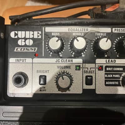 Roland CUBE-60 2-Channel 60-Watt 1x12" Guitar Combo 2004 - 2010 - Black image 11
