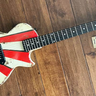 Rock N Roll Relics Thunders SC Electric Guitar Custom Rising Sun 221333 image 10