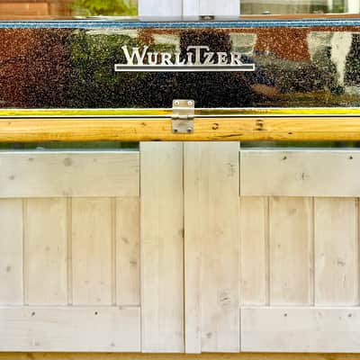 Wurlitzer 200A Electric piano,  rerfurbised in custom black and gold sparkle image 16