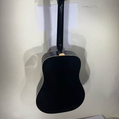 Epiphone Hummingbird Acoustic Guitar | Ebony Finish | In-House Adjusted image 6