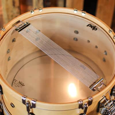 PDP 6.5x14 Concept Classic Natural Stain w/ Natural Hoops Snare Drum - PDCC6514SSNN image 5