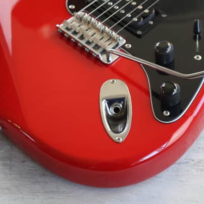 1985 Squier Japan Contemporary Series HSS Stratocaster (Torino Red) image 3