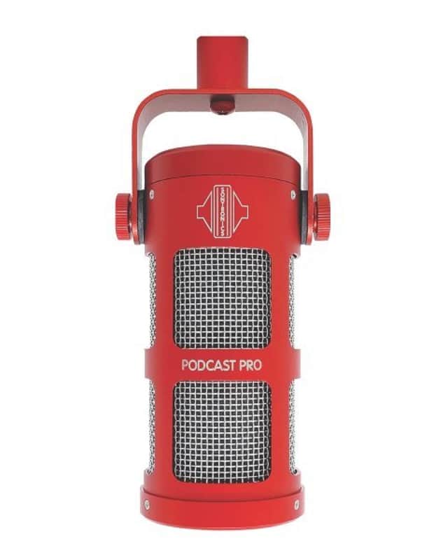 Sontronics Podcast Pro - Dynamic Podcast / Streaming / Broadcast / Gaming Microphone. Red image 1