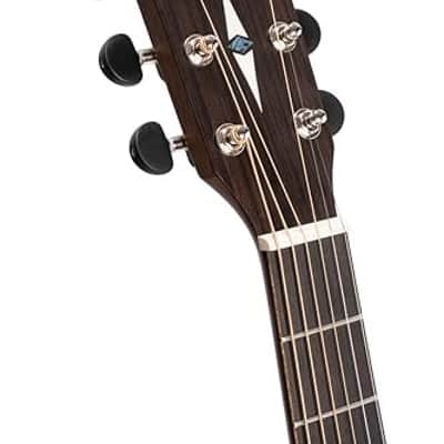 Cort Luce 6 String Acoustic-Electric Guitar, Right Handed, Natural (L450 C NS) image 6