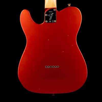 Pre Owned 2024 Fender Custom Shop Postmodern Telecaster HS Journeyman Relic Faded Aged Candy Tangerine With OHSC image 8