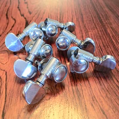 Grover Rotomatic PAF guitar tuners c 1965 Chrome original vintage usa gibson les paul es335 image 1
