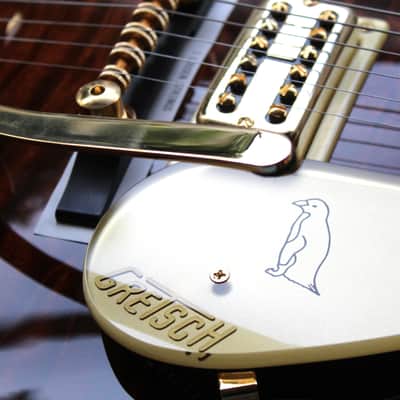 GRETSCH "G6134TGQM-59 Limited Edition Quilt Classic Penguin with Bigsby, Ebony Fingerboard, Forge Glow" HARDCASE, 4, 04 KG, LIMITED EDITION, ONLY 40 Pieces for EMEA (EUROPA,MIDDLE EAST, AFRICA) image 16