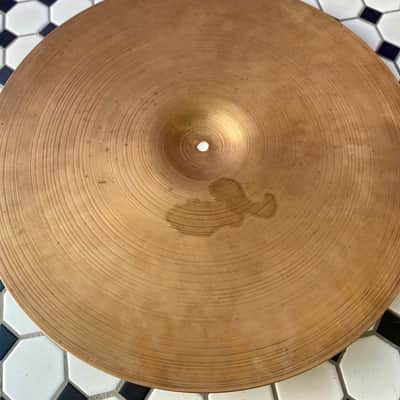 VINTAGE 1970's Paiste 18" 2002 Black Label Crash 1700G image 6