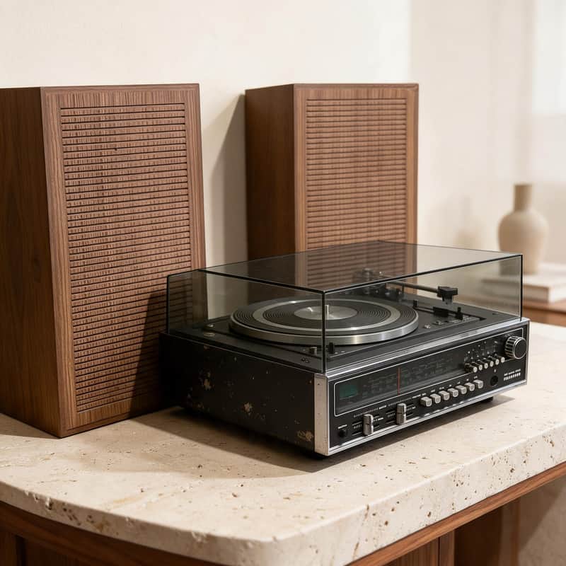 Telefunken HI-FI 4040 HI-FI Center 4040 + L71 Rare Vintage Turntable Warranty