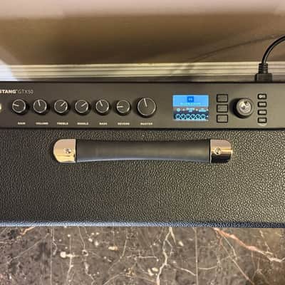 Fender Mustang GTX50 50-Watt 1x12" Digital Modeling Guitar Combo 2020 - Present - Black image 2