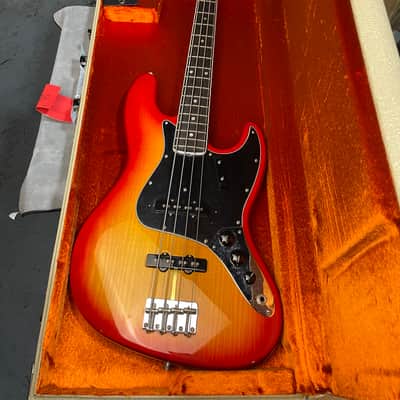 Fender Rarities Series Flame Ash Top Jazz Bass - Plasma Red Burst w/ OHSC & PLEK*D #862 image 16