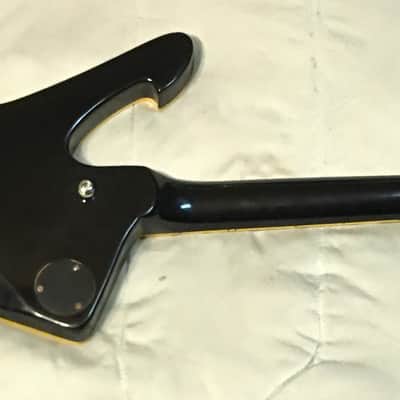 1996 Ibanez PS10-2 Vintage Paul Stanley Signature Iceman Black image 3