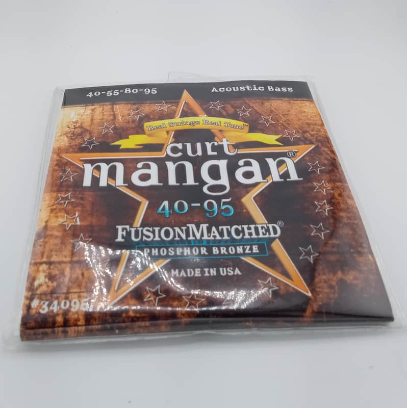 Curt Mangan Acoustic Bass Strings 40-95 Phosphor Bronze 34095 image 1