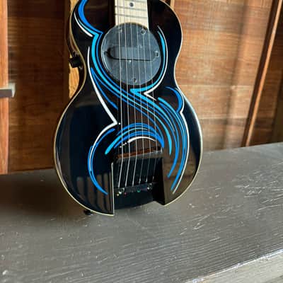 G-Sharp OF-1 Travel Guitar, Three Tone Sunburst (g# tuning, comes w/ gig bag) image 7