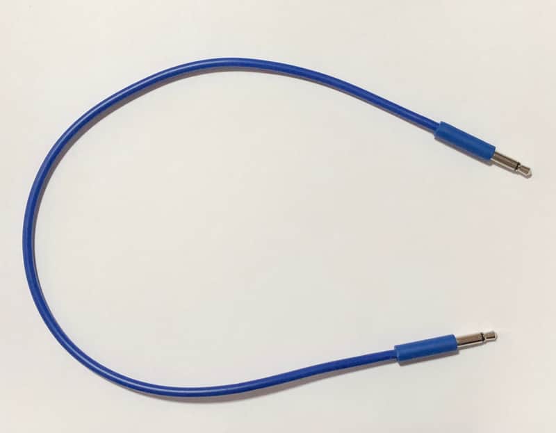 Skin Eurorack Patch Cables 30cm Blue. image 1
