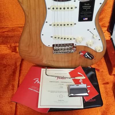 Fender American Vintage II 1973 Stratocaster, Ash Body, Rosewood FB, Aged Natural, w/HSC image 1