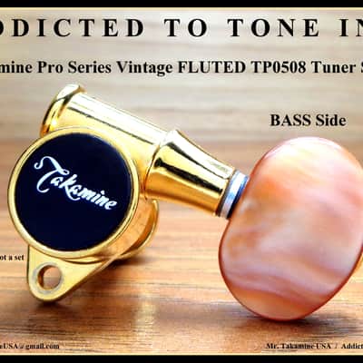 Takamine Pro Series Vintage FLUTED TP0508 Tuner SINGLE Not a set / BASS Side / 6 String image 1