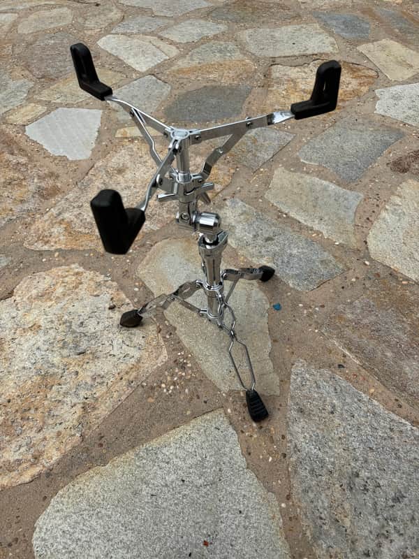Pearl S930 Uni-Lock Double Braced Snare Drum Stand 2010s - Chrome image 1