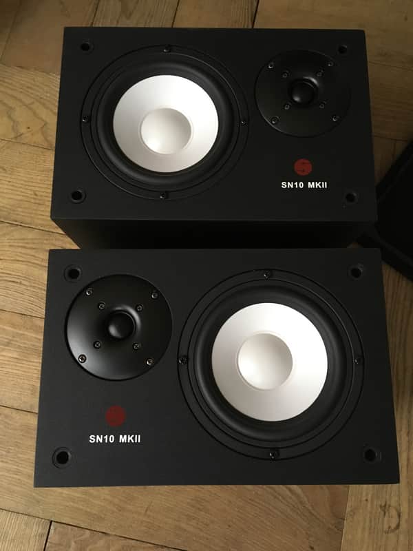 Studiospares SN10 passive near-field monitors 2020 Black image 1