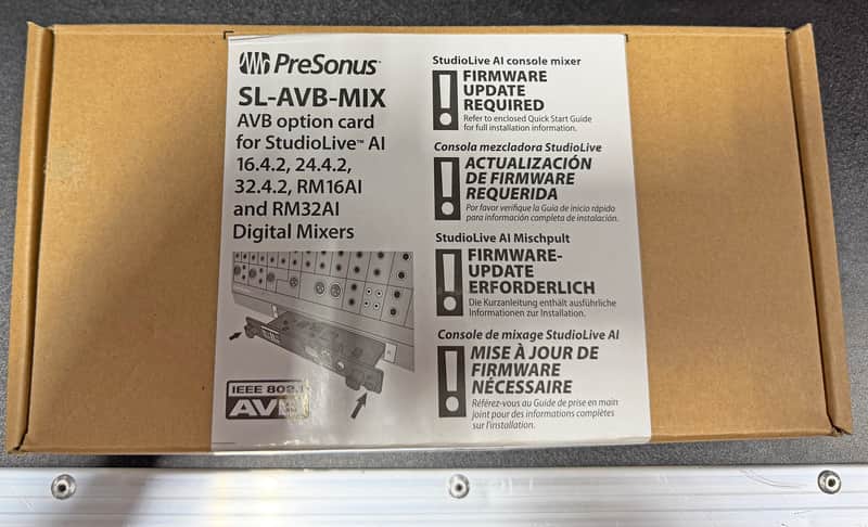 PreSonus SL-AVB-MIX AVB Card for STUDIOLIVE image 1