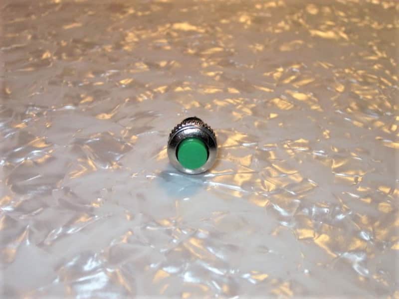 Guitar Momentary Kill Switch Push Button 10MM Flush Mount Green image 1