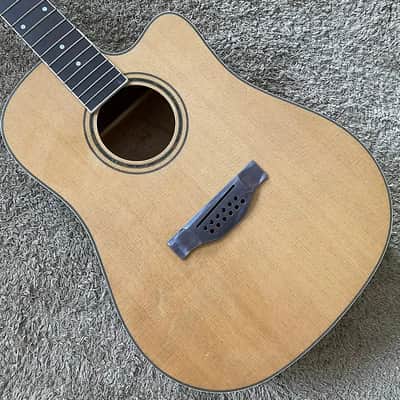 Caraya 12 String Spruce Mahogany Body Acoustic Guitar, Rosewood Fingerboard Neck image 2