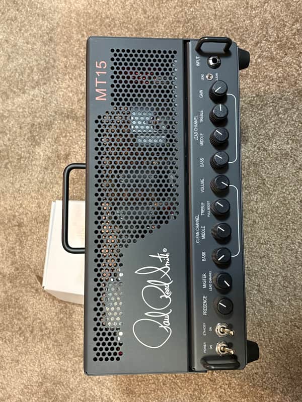 PRS MT 15 V1 Mark Tremonti Signature 2-Channel 15-Watt Guitar Amp Head 2018 - 2024 - Black image 1