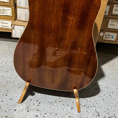 Washburn D10SCE Dreadnought Acoustic - Electric Guitar - Natural image 5