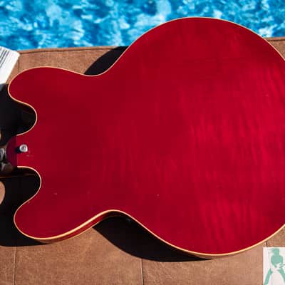 1997 Gibson (Good Wood Years) ES-335 Dot Figured - Cherry Red - Yamano Hand Picked Export - Pro Set Up! (Perfect Frets/Action/Intonation) - Tons of MOJO image 4