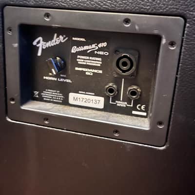 Fender Bassman 410 Neo 500-Watt 4x10" Bass Speaker Cabinet 2012 - Present - Black image 3