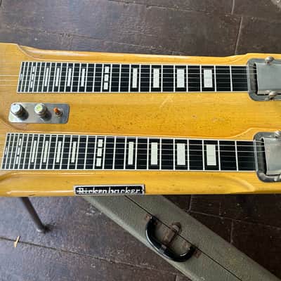 Rickenbacker DW-12 6-String Double-Neck Console Steel Guitar 1955 - 1966 - Blonde image 19