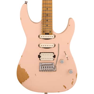 Charvel Pro-Mod Signature Rick Graham DK24 2PT CM Worn Shell Pink image 9
