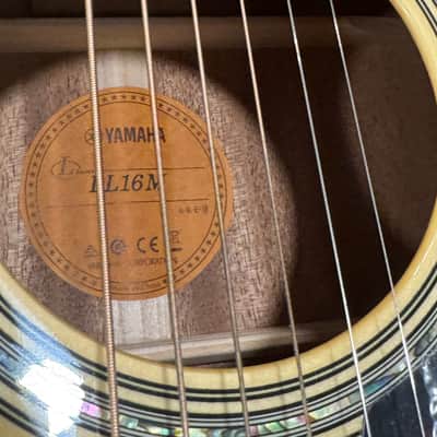 Yamaha LL16M Jumbo Natural image 11