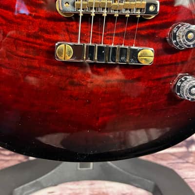 PRS McCarty 594 10-Top - Fire Red Burst NAT BACK image 4