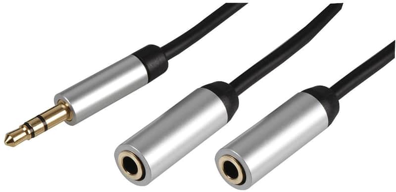 Signal Sounds 3.5MM Stereo Plug to 2 x 3.5MM Stereo Sockets (Headphone Splitter - 200cm) image 1