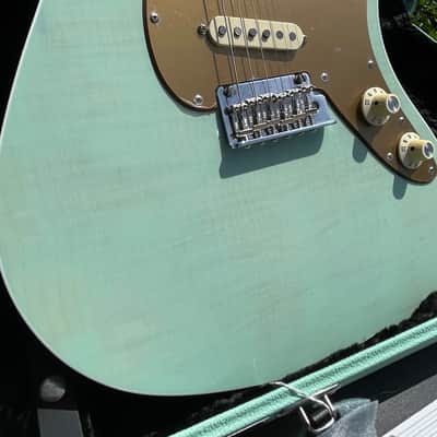 Fender Parallel Universe Volume II Stratocaster Jazzmaster Deluxe 2020 - 2021 - Transparent Faded Seafoam Green image 3