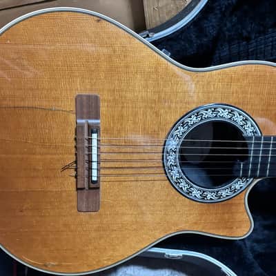 Ovation 1763 Classic 1987 - 1999 - Natural Acoustic Electric Guitar image 2