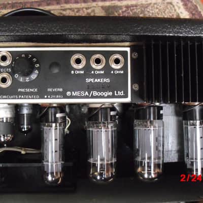 Vintage Mesa Boogie Mark IIC+ DRX head - Simulclass, Reverb, very rare X101 Export Transformer image 5