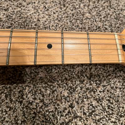 1995 Fender Stratocaster (Made in Mexico) – Blue – Fender Gig Bag + NEW Pearl Pickguard – Clean Player image 20