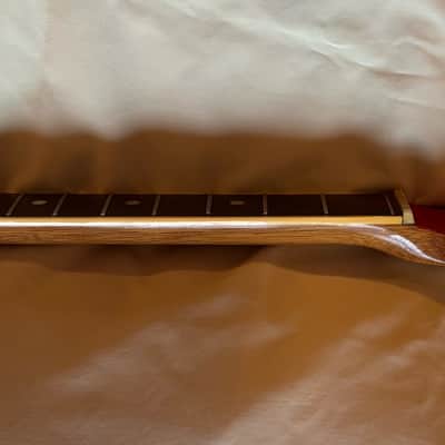 Vintage  Teisco HEIT Deluxe Solid Body Neck 1960's - Natural and Red image 3