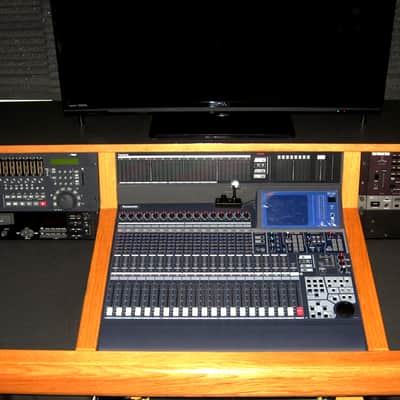Sound Construction Supply Custom Console Studio Desk - 12U space (6Ux2) Fits DA-7, Yamaha, others? image 2