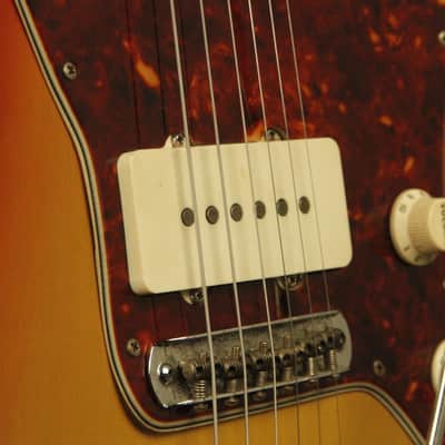 all original 1965 Fender Jazzmaster Sunburst clay dots, January of '65 image 4