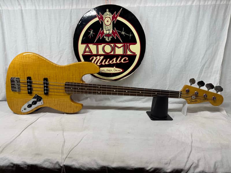 Fender Jazz Bass 4-string J-Bass - photo - Foto Flame - MIJ Made In Japan 1994 - 1995 image 1