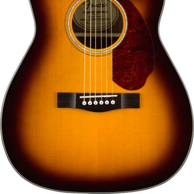 Fender CC-140SCE Concert Acoustic Guitar. Walnut Fingerboard, Sunburst w/case image 9